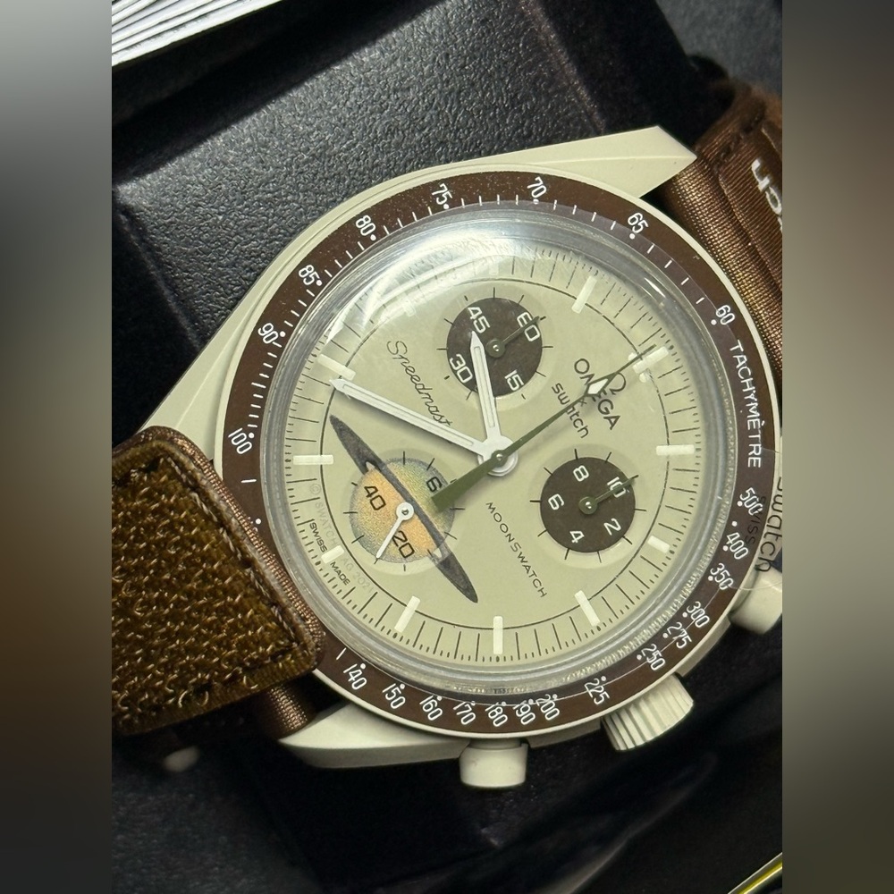 Swatch x Omega Bioceramic Moonswatch Mission to Saturn